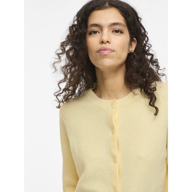 Vila viliga 2/4 o-neck knit cardigan n 14113226 pastel yellow 06741.440.0009 large
