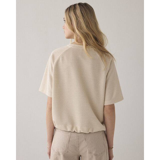 Summum top boxy tee sparkle 3s5275-30755 122 ivory 06010.170.0245 large