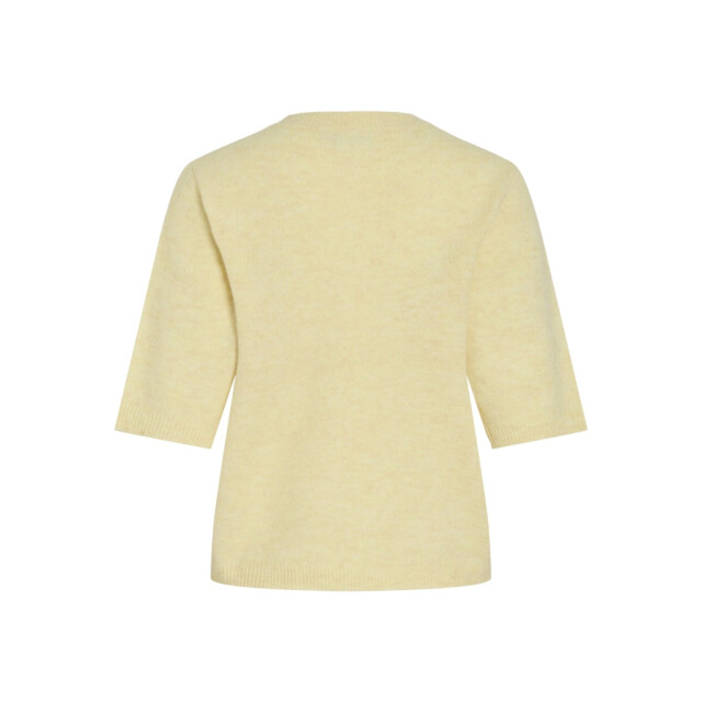 Vila viliga 2/4 o-neck knit cardigan n 14113226 pastel yellow 06741.440.0009 large