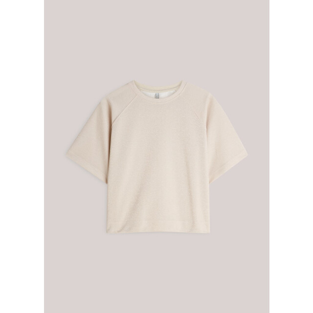 Summum top boxy tee sparkle 3s5275-30755 122 ivory 06010.170.0245 large