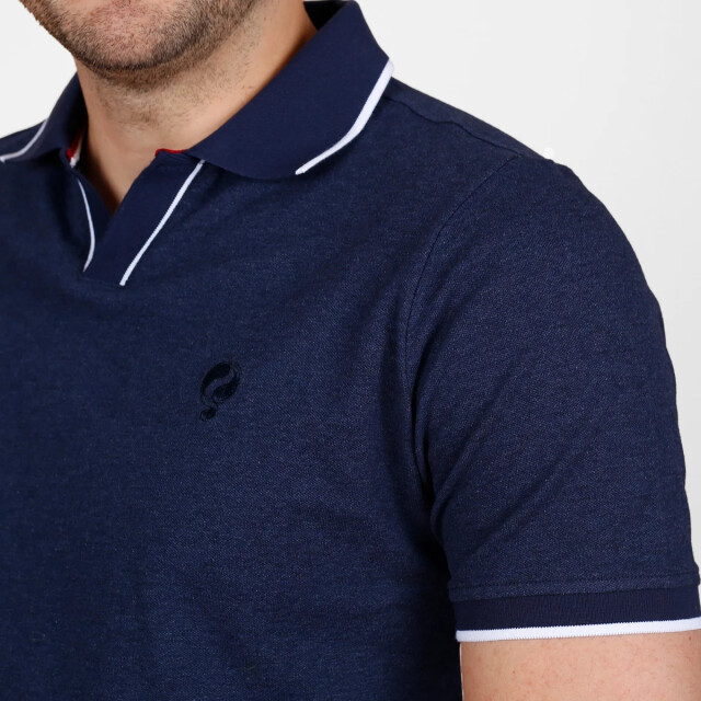 Q1905 Polo shirt stein – donker melange QM2653762-670-1 large