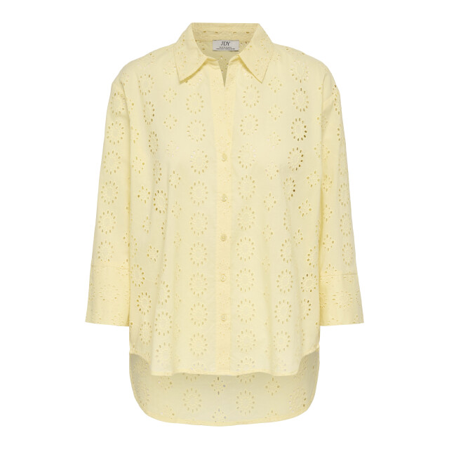Jacqueline de Yong tallie 3/4 long shirt wvn noos 15292179 cloud dancer double cream 06615.410.0153 large