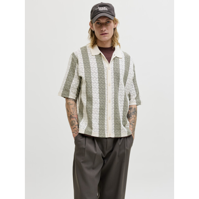 Jack & Jones jortyler knit ss polo sn 12272863 sea salt 05311.112.0040 large