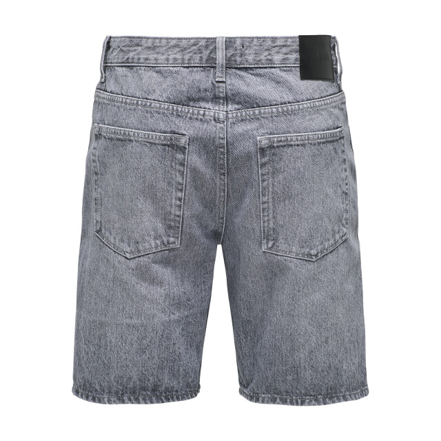 Only & Sons onsedge mg 2042 tai dnm shorts noos 22032042 medium grey denim 05414.940.0037 large