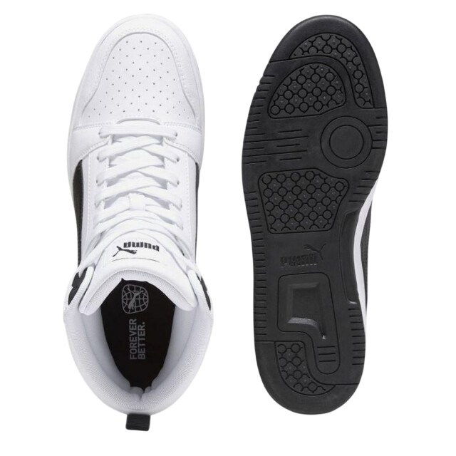 Puma Heren rebound v6 leren trainers UTPP7006_white large