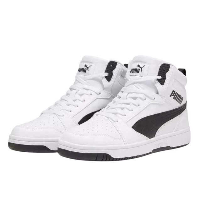 Puma Heren rebound v6 leren trainers UTPP7006_white large