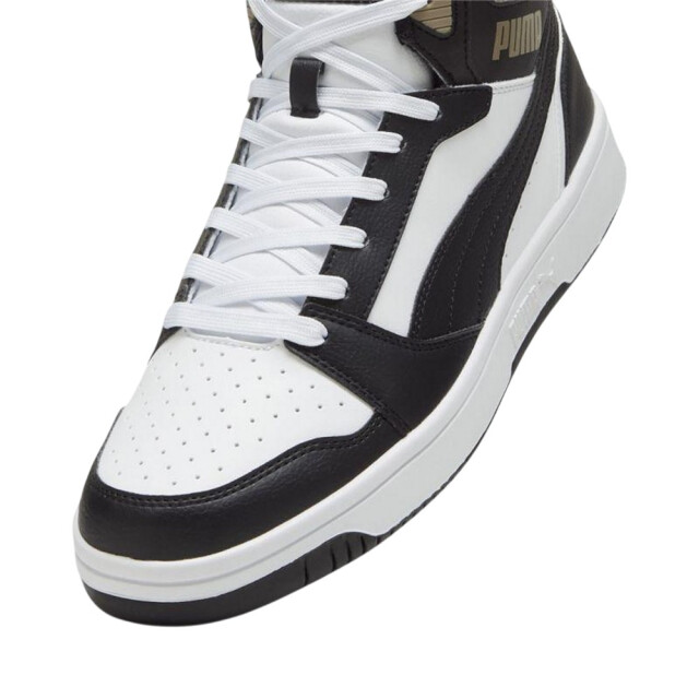 Puma Heren rebound v6 leren trainers UTPP7006_whiteblack large