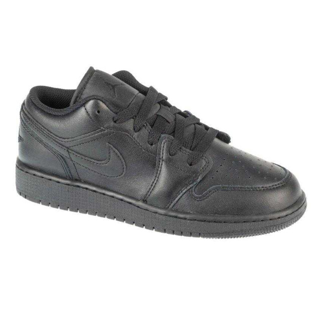 Nike Kinder/jonge kinderen air jordan 1 leather low trainers UTPP12161_black large