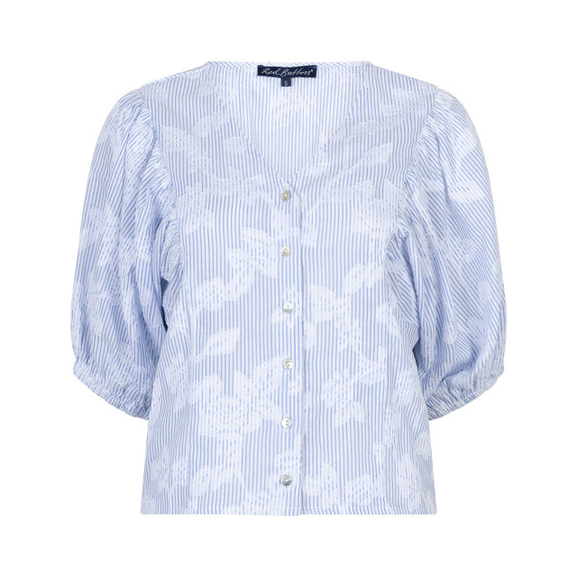 Red Button Blouse korte mouw srb4838 Red Button Blouse korte mouw SRB4838 large