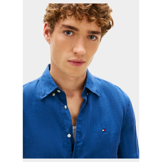 Tommy Hilfiger Casual hemd lange mouw pigment dyed li solid rf shir mw0mw41530/c3i 204795 large