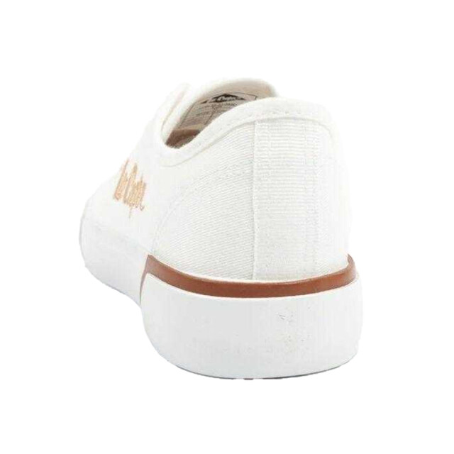 Lee Cooper Dames gouden logo trainers UTPP10772_white large