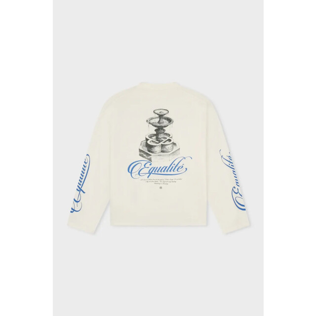 Equalité Fontain oversized longsleeve tee off 161876034 large