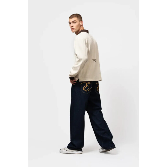 Equalité Ash knit longsleeve polo brown off 161876117 large