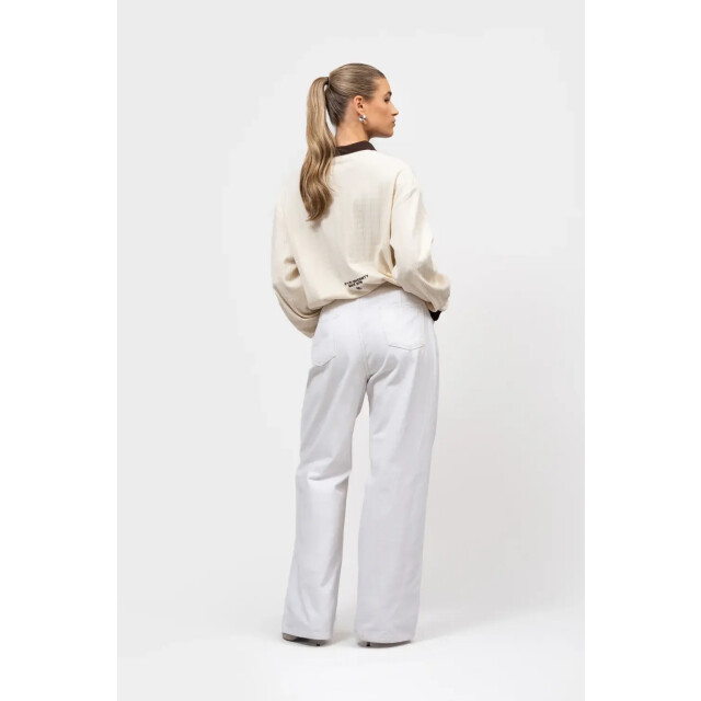 Equalité Ash knit longsleeve polo brown off 161876117 large