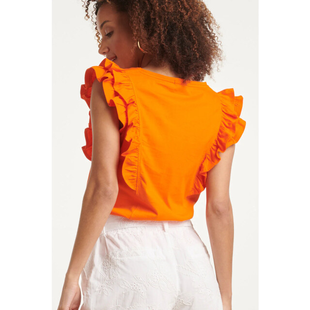 Smashed Lemon 24171 basic top met speelse dubbele ruches | 8720331249245 large