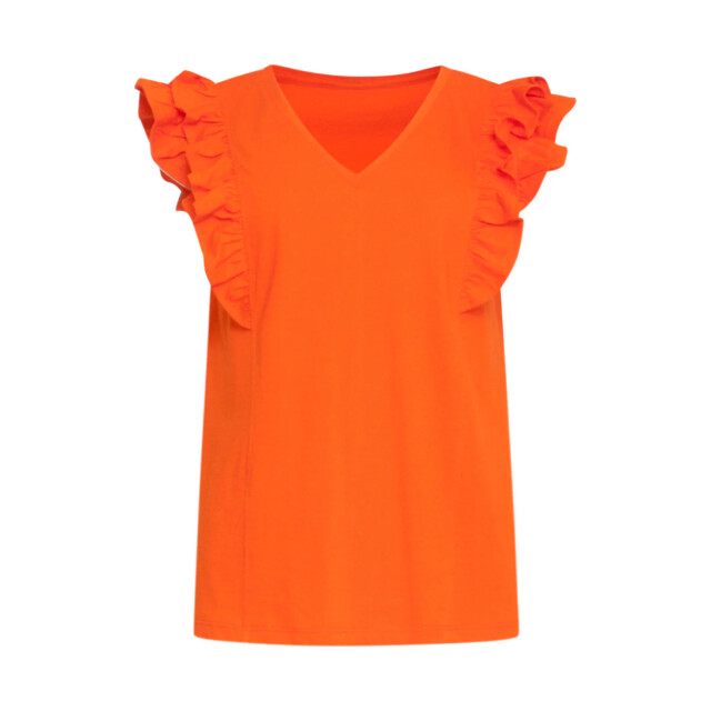 Smashed Lemon 24171 basic top met speelse dubbele ruches | 8720331249245 large