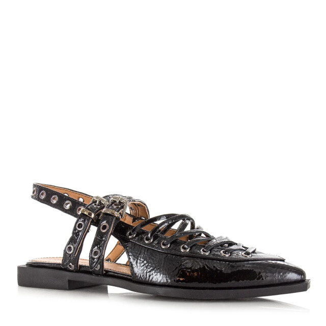 Steve Madden Galanti black patent slingback sandalen dames 11005075 02002 018 large