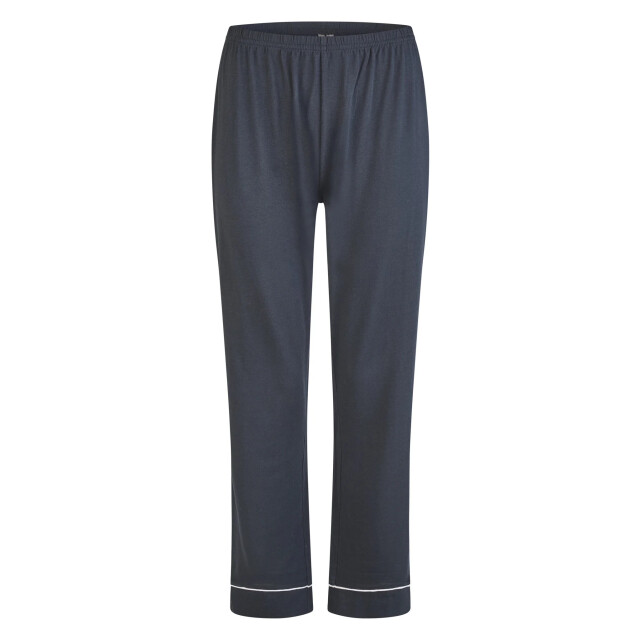 By Louise Dames pyjama set lang modal met knoopsluiting donker BL-6288-02 large