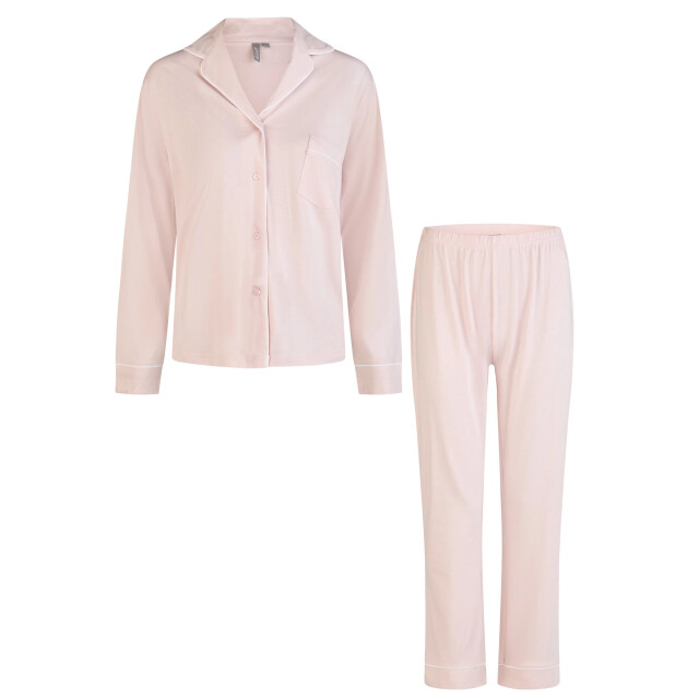 By Louise Dames pyjama set lang modal met knoopsluiting BL-6177-02 large