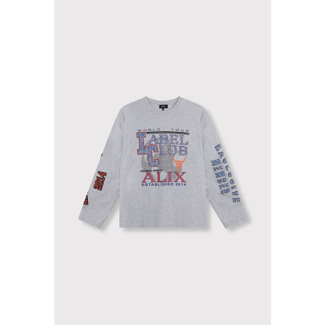 Alix The Label Fancy print ls t-shirt melee 4329.87.0001 large