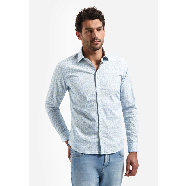 No Excess Heren overhemd 31450238 030 blue NoExcess Overhemd 31450238 030Blue large