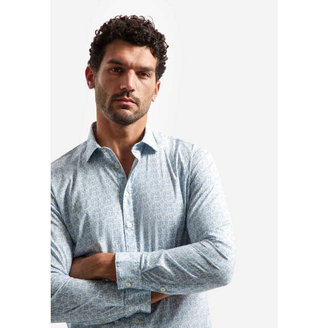 No Excess Heren overhemd 31450238 030 blue NoExcess Overhemd 31450238 030Blue large