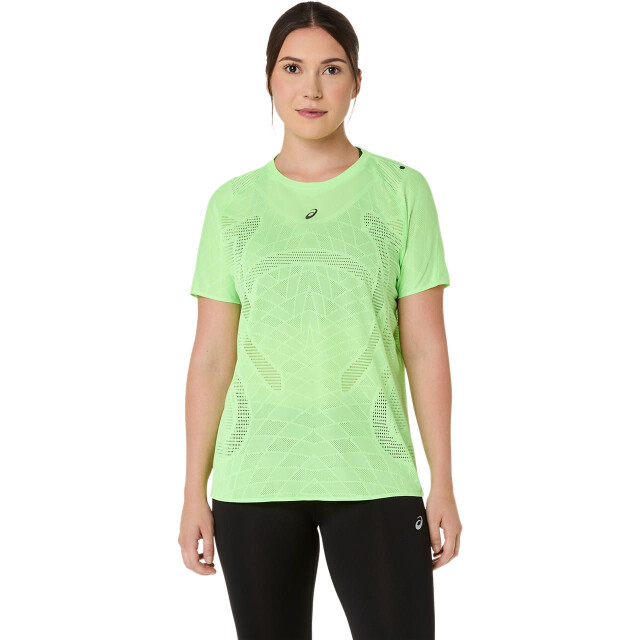 Asics metarun ss top hardloop t-shirt korte mouw zomer dames - 074747_300-L large