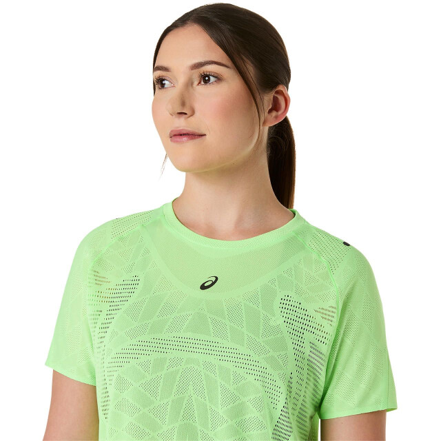 Asics metarun ss top hardloop t-shirt korte mouw zomer dames - 074747_300-L large