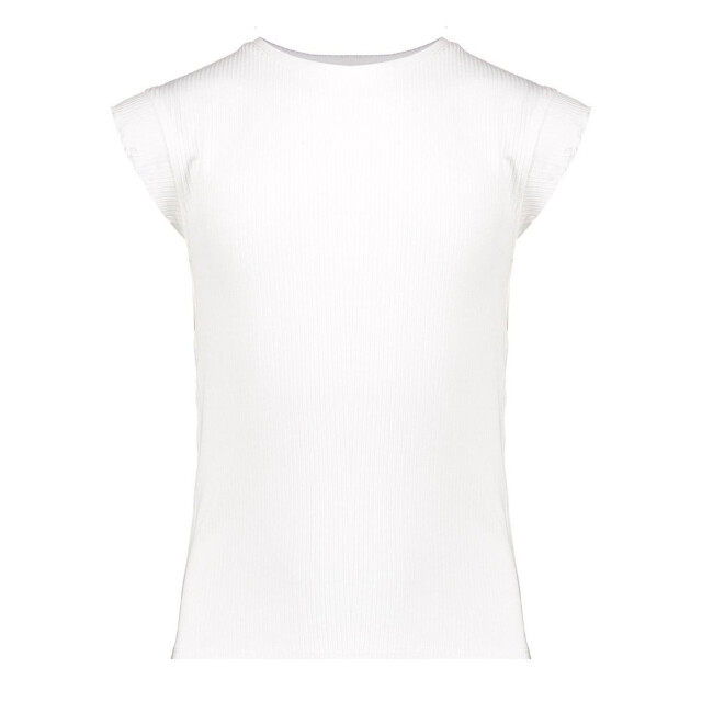 Geisha 62144k-41 rib ruffle t-shirt  62144K-41  large