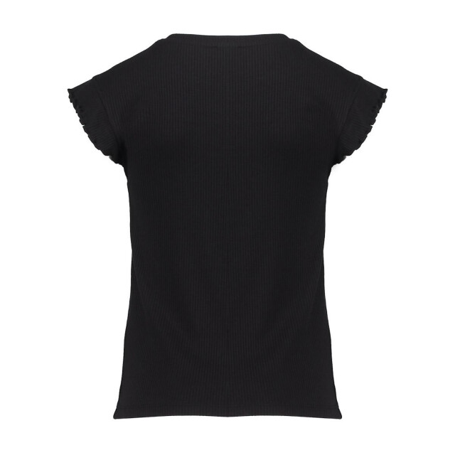 Geisha 62144k-41 rib ruffle t-shirt  62144K-41  large