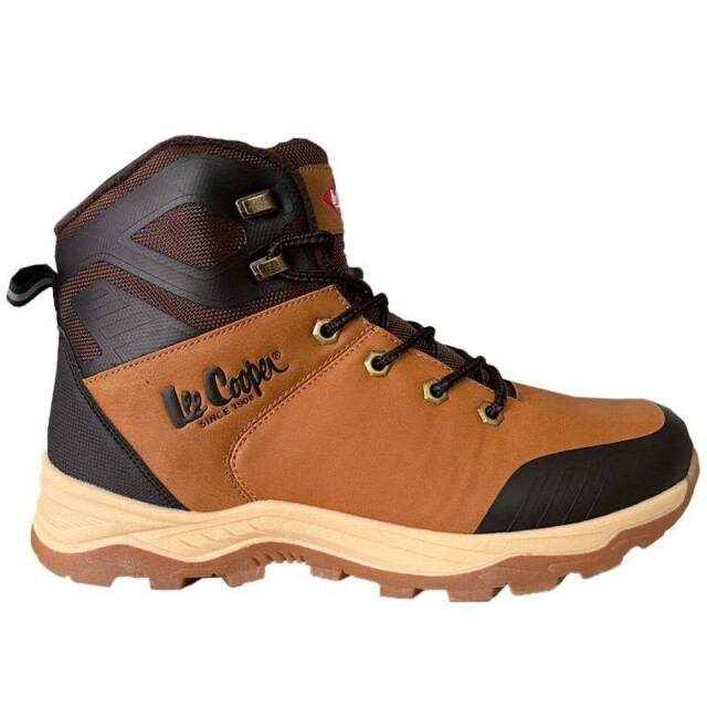 Lee Cooper Enkellaarsjes met reflecterend detail voor heren UTPP7848_brown large