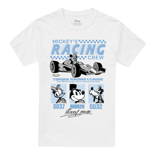 Disney Unisex volwassen torque racing league t-shirt UTTV30578_white large