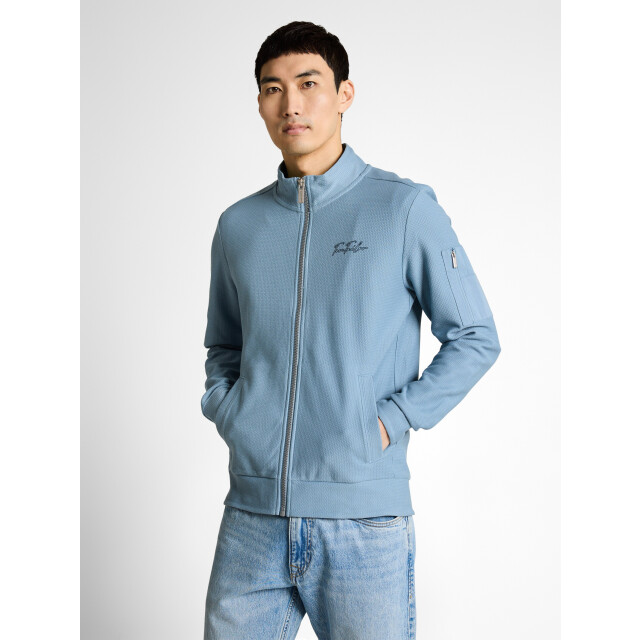 Tom Tailor Structured stand-up sweat jacket 1050206 large