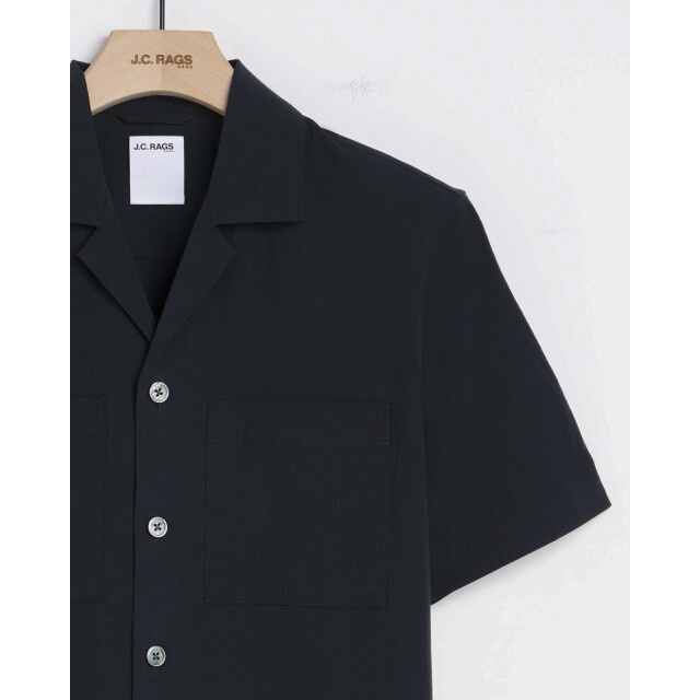 J.C. Rags Casual overhemd donker 103330-002-L large
