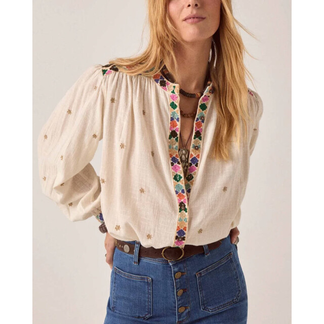 Maison Hotel Blouse lange mouw cleo Maison Hotel Blouse lange mouw CLEO large