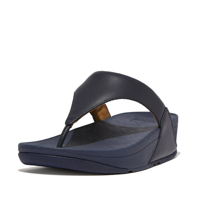FitFlop Fitflop™ lulu leather teenslippers – wit leren comfort slippers FitFlop™ Lulu Leather Teenslippers – Blauw Leren Comfort Slippers large