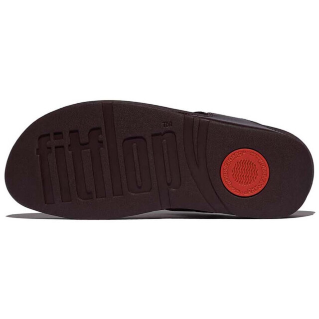 FitFlop Fitflop™ lulu leather teenslippers – wit leren comfort slippers FitFlop™ Lulu Leather Teenslippers – Bruin Leren Comfort Slippers large