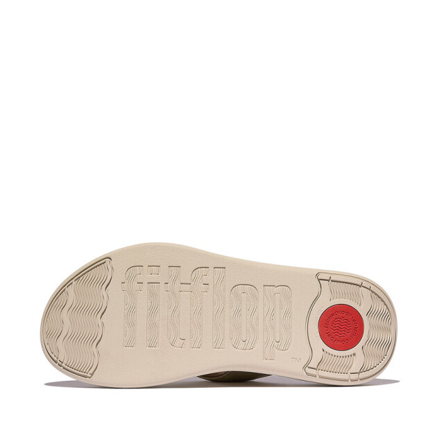 FitFlop Fitflop™ f-mode go adjustable flatform – teenslippers platino FitFlop™ F-Mode Go Adjustable Flatform – Teenslippers Platino large