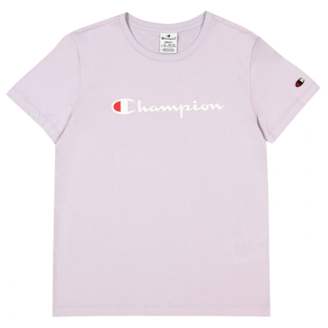 Champion Dames gebrandmerkt mouw t-shirt UTPP10471_violet large