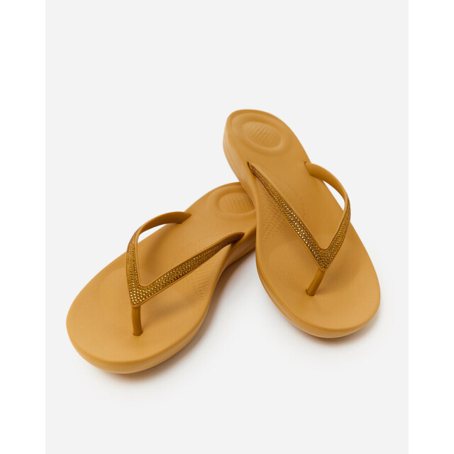 FitFlop Fitflop™ iqushion sparkle slippers – turmeric | lichtgewicht ergonomische teenslippers dames FitFlop™ Iqushion Sparkle Slippers – Turmeric | Lichtgewicht Ergonomische Teenslippers Dames large