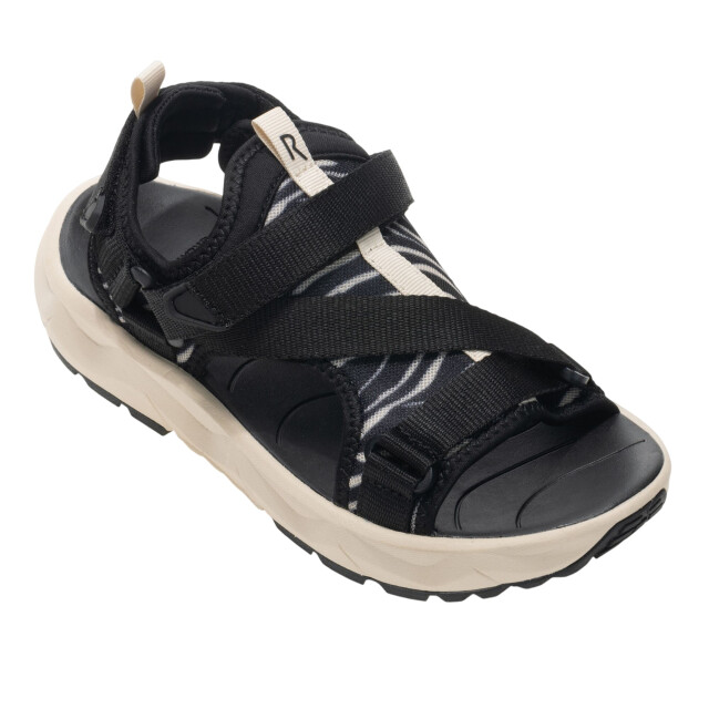 Regatta Dames lito zebraprint sandalen UTRG12906_blackwhite large