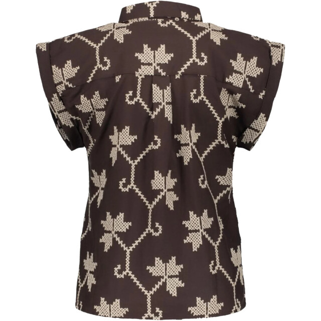 Geisha Blouse choco 63212-20-000750 large