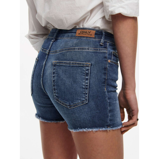Only Blush life mid sk raw shorts dark blue de 15196303-177938 large