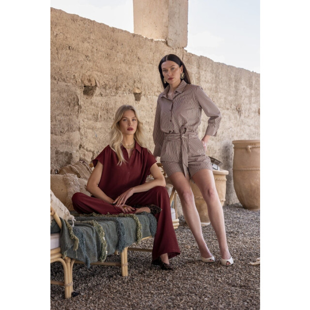 Geisha 61208-20 718 pants ecru/cherry red 61208-20 718 large