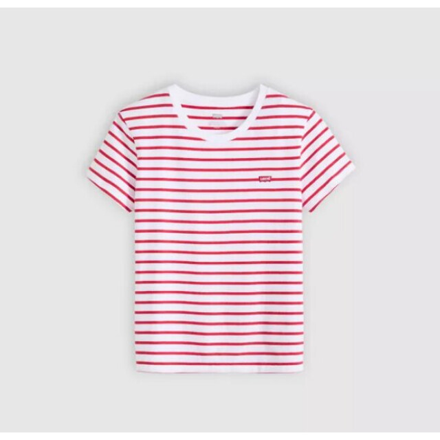 Levi's perfect tee emily stripe bright white 39185 04170 06011.649.0003 large