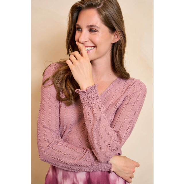 Lofty Manner ra07. blouse mealis 309 mauve pink 06012.615.0016 large