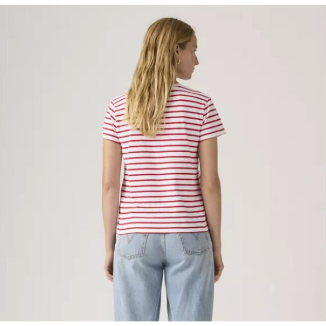 Levi's perfect tee emily stripe bright white 39185 04170 06011.649.0003 large