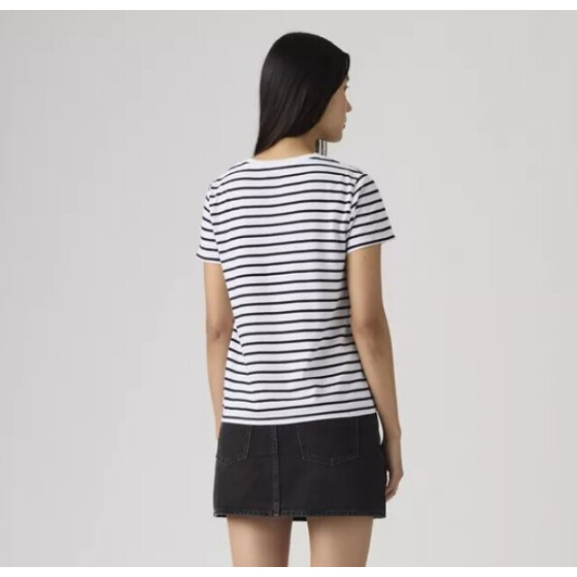 Levi's perfect tee emily stripe bright white 39185 0400 06011.241.0015 large