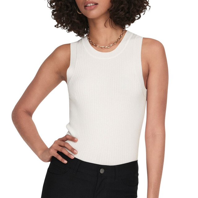 Jacqueline de Yong aya tank top knt noos 15287501 cloud dancer sky captain 06010.198.0100 large