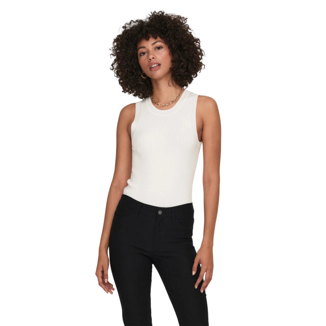 Jacqueline de Yong aya tank top knt noos 15287501 cloud dancer sky captain 06010.198.0100 large